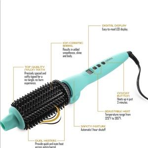 Calista Tool Perfecter Pro Grip heated hair brush